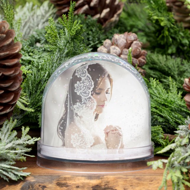 Personalised Wedding Photo Snow Globes Snowglobe (Winter)