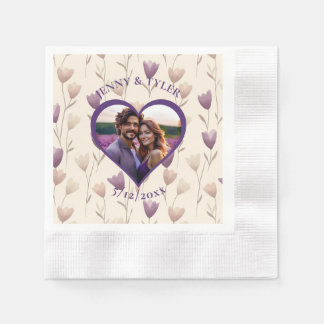 Personalised Wedding | Photo Template Napkin