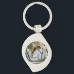 Personalised Wedding Photo With Modern Calligraphy Key Ring<br><div class="desc">The design has white rectangular frame on the lower side and modern calligraphy texts which can be customised to your preference. Replace the picture in the centre with your own wedding photo. It will make a lovely custom made wedding favour gifts for your guests or for your own keepsake.</div>