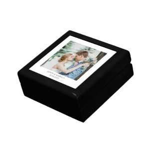 Personalised Wedding Photo Wood Keepsake Box