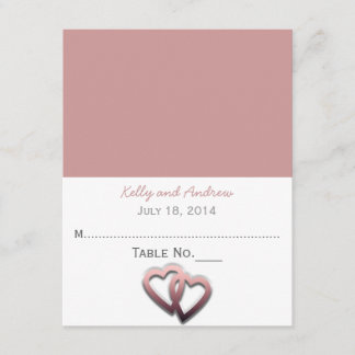 Personalised Wedding Place Card