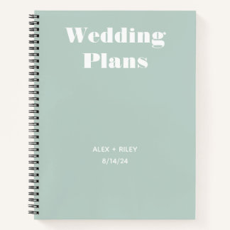 Personalised Wedding Planner Notebook