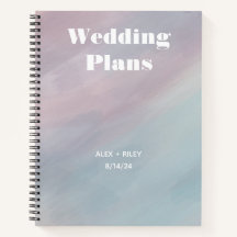 Personalised Wedding Planner Notebook