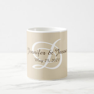Personalised wedding present Mug