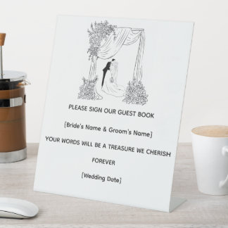 Personalised Wedding Reception Sign