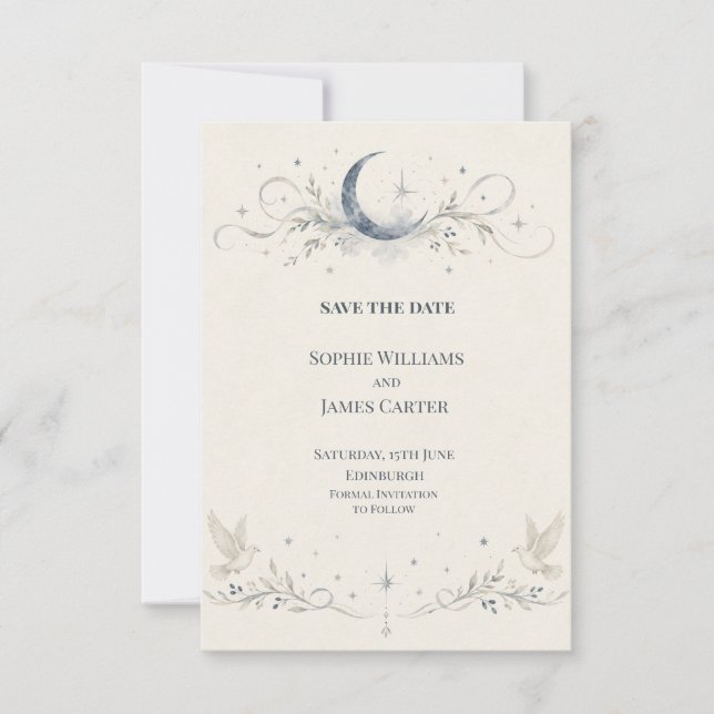 Personalised Wedding Save the Date (Front)