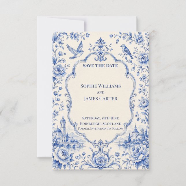 Personalised Wedding Save the Date (Front)
