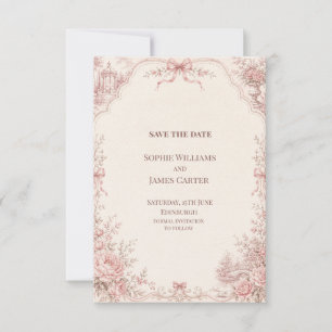 Personalised Wedding Save the Date