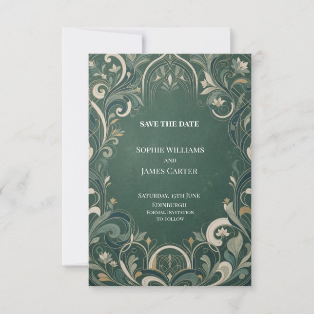 Personalised Wedding Save the Date (Front)