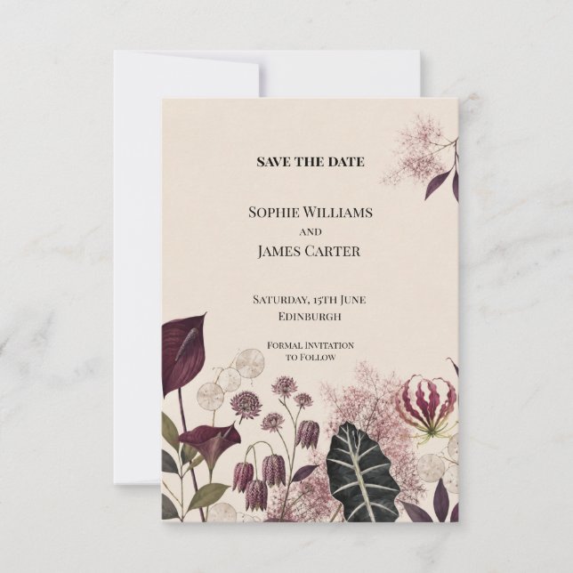 Personalised Wedding Save the Date (Front)