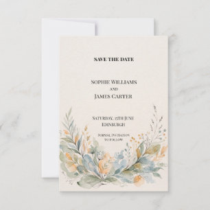 Personalised Wedding Save the Date