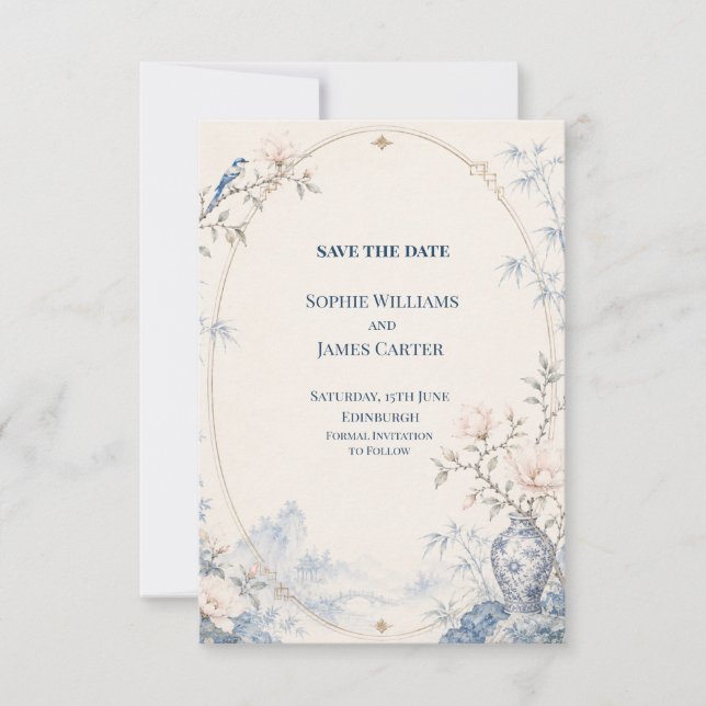 Personalised Wedding Save the Date (Front)