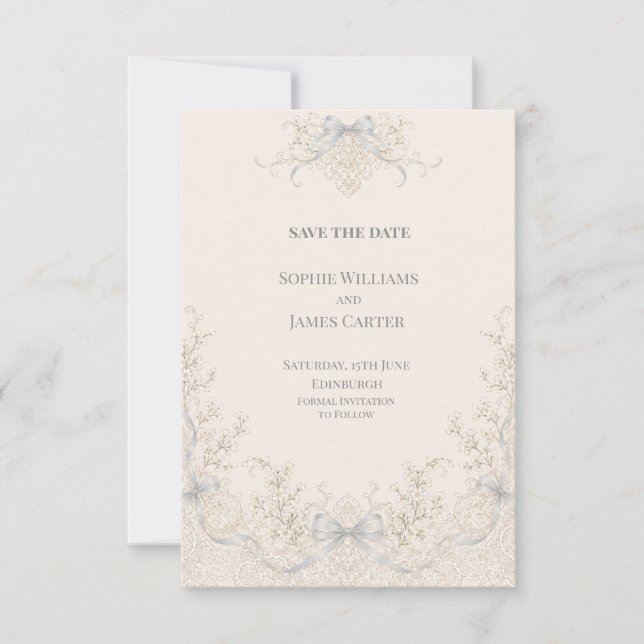 Personalised Wedding Save the Date (Front)