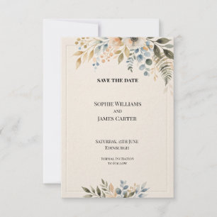 Personalised Wedding Save the Date