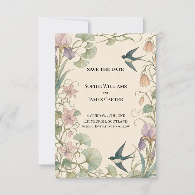 Personalised Wedding Save the Date (Front)