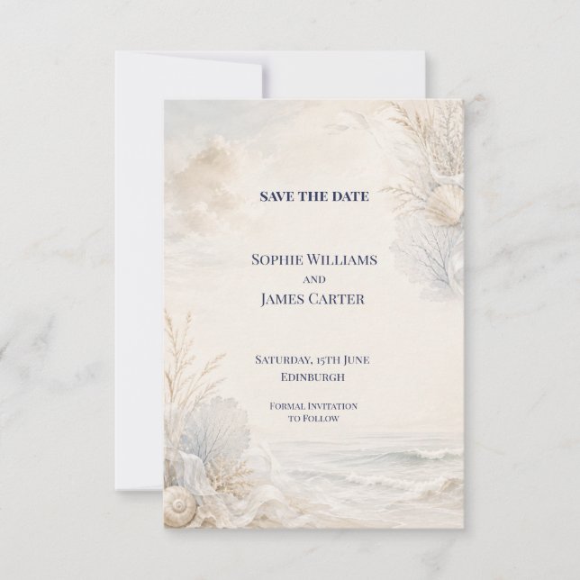Personalised Wedding Save the Date (Front)