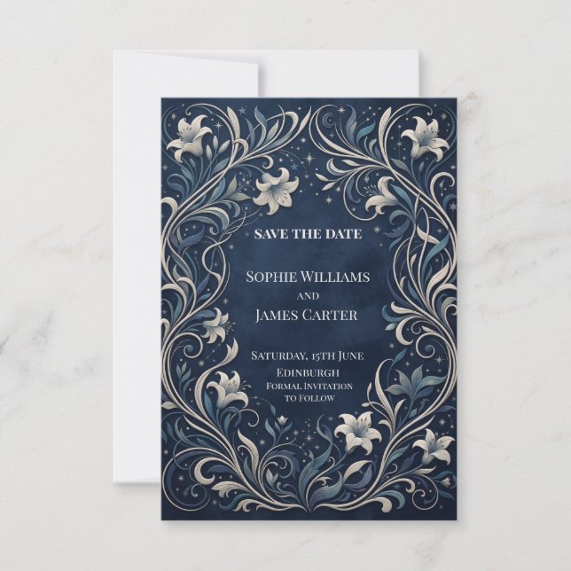 Personalised Wedding Save the Date (Front)