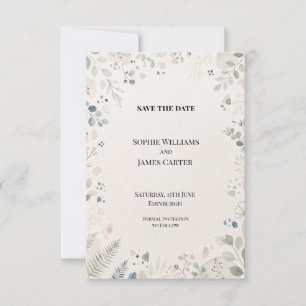 Personalised Wedding Save the Date