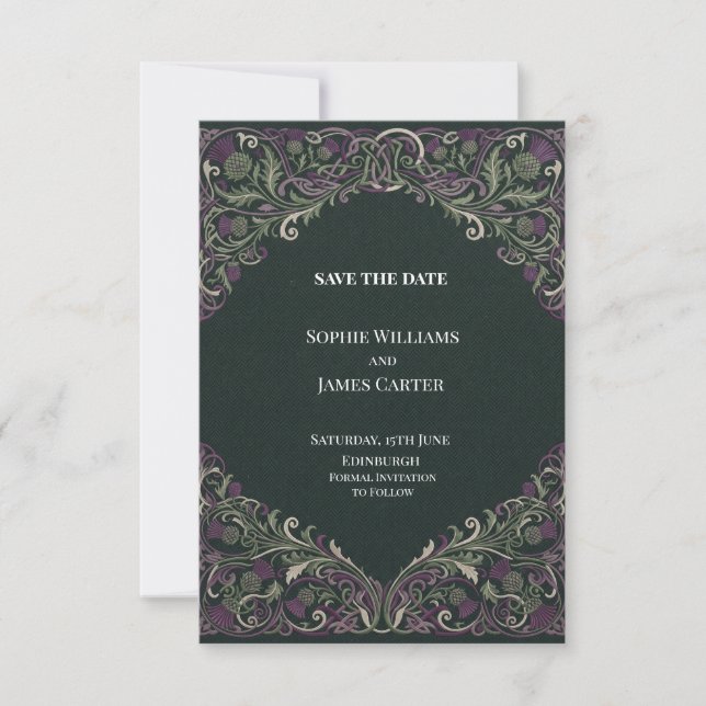 Personalised Wedding Save the Date (Front)