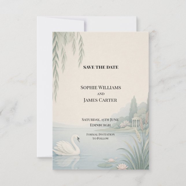 Personalised Wedding Save the Date (Front)