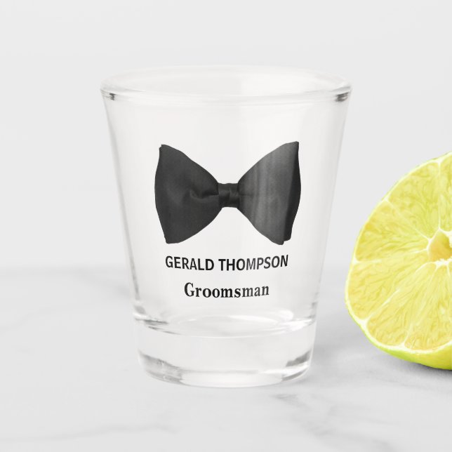 Personalised Wedding Shot Glass (Front)