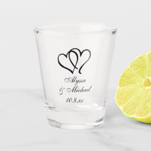Personalised Wedding Shot Glass Wedding Favours