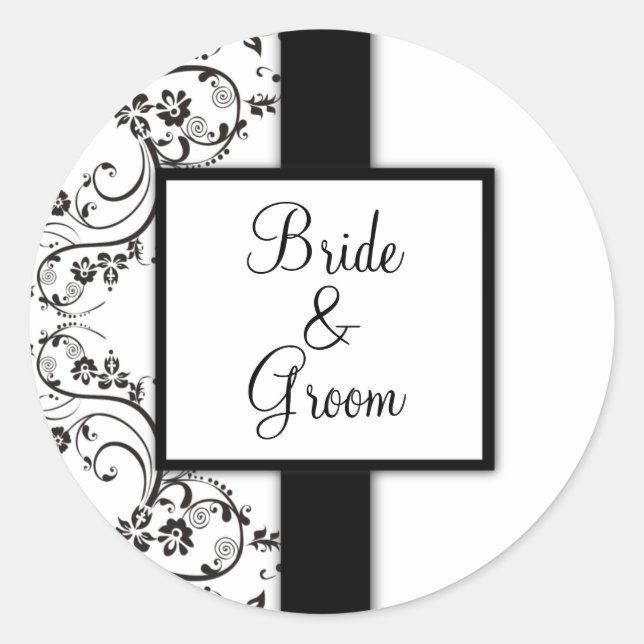 Personalised Wedding Stickers (Front)