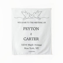 Personalised Wedding Tapestry