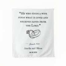  Personalised Wedding Tapestry