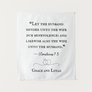 Personalised Wedding Tapestry