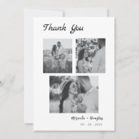 Personalised Wedding Thank You Card