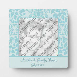 Personalised Wedding Tile Gift & Keepsake w/ Text Plaque