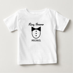 Personalised Wedding Tux Ring Bearer T-shirt