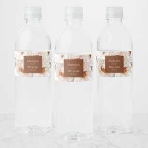 Personalised Wedding Water Bottle Label