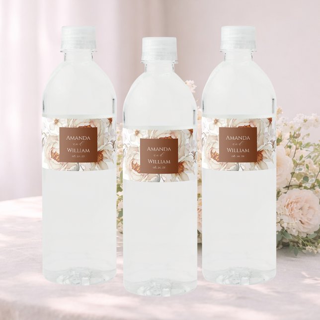 Personalised Wedding Water Bottle Label (Creator Uploaded)
