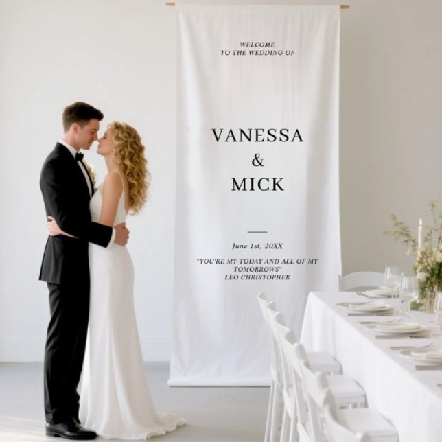 Personalised Wedding Welcome Banner (Creator Uploaded)