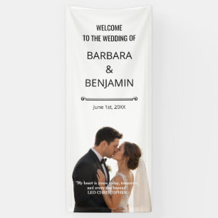 Personalised Wedding Welcome Custom Wedding Party Banner