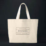 Personalised Wedding Welcome Tote<br><div class="desc">This canvas tote bag makes a great gift for bridal parties, wedding showers, & parent gifts of future brides & grooms. Customise this canvas bag with the names of you & your spouse for a perfect anniversary gift. This is a great keepsake gift for any couple or family to cherish...</div>