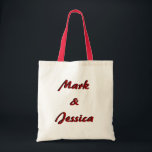 Personalised Wedding Welcome Tote Bag<br><div class="desc">Give your out-of-town guests a bag full of goodies that they can resuse again and again!</div>