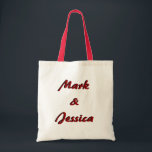 Personalised Wedding Welcome Tote Bag<br><div class="desc">Give your out-of-town guests a bag full of goodies that they can resuse again and again!</div>