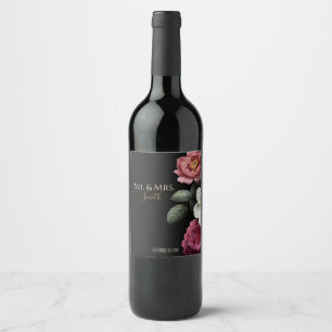 Personalised Wedding Wine Label