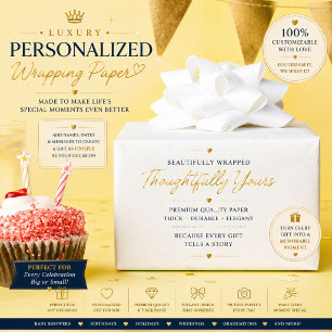 Personalised Wedding Wrapping Paper