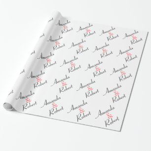 Personalised Wedding Wrapping Paper