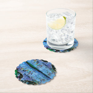 Personalised Weddings Watarcolor Custom Paper  Coaster
