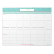 Personalised Weekly Planner