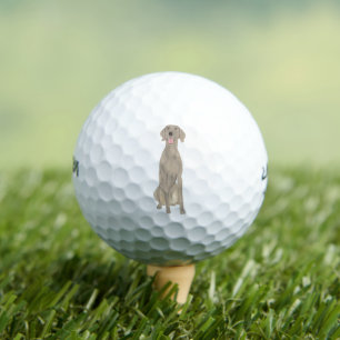Personalised Weimaraner Golf Balls
