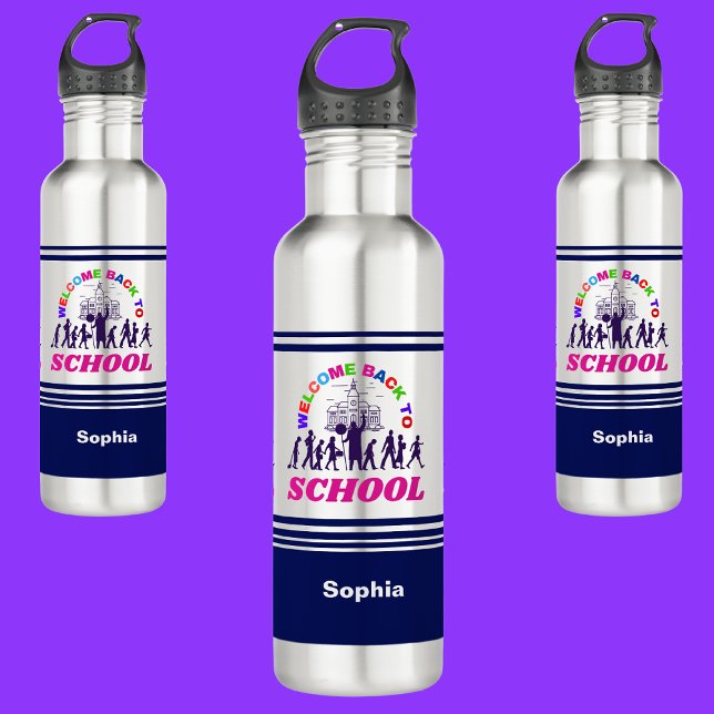 Personalised Welcome Back To School  710 Ml Water Bottle (Creator Uploaded)