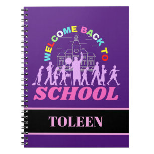 Personalised Welcome Back To School Notebook