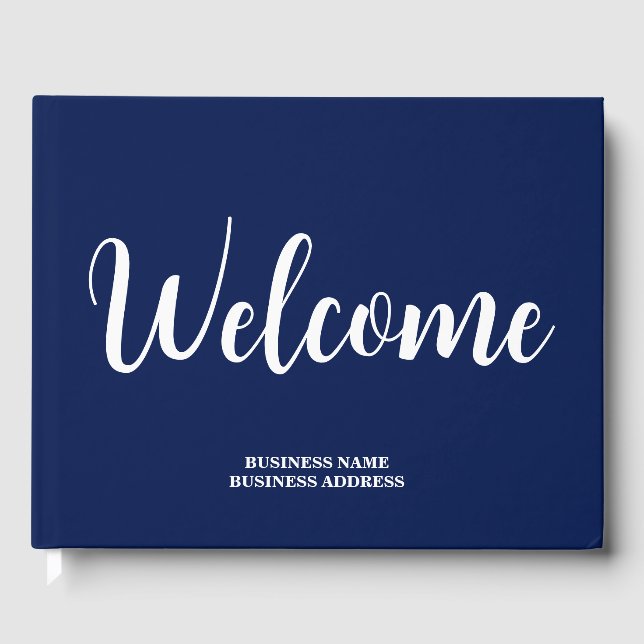 Personalised Welcome Guest Book (Front)