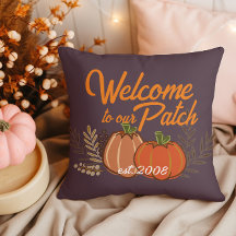 Personalised Welcome to our Autumn Pumpkin Patch